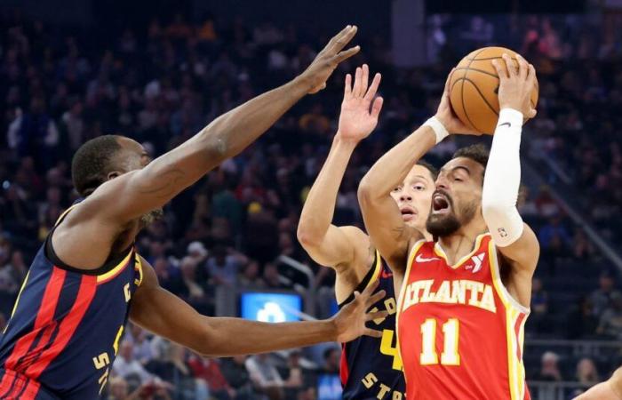 NBA scores: Draymond Green’s defense leads Warriors past Hawks