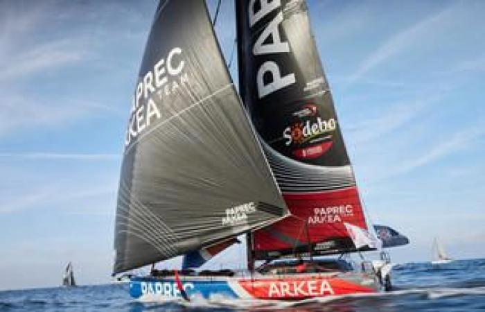 skippers trapped by the doldrums in the Vendée Globe