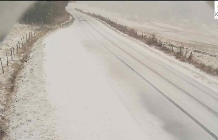 snow falls this Thursday in Occitanie, images in Lozère