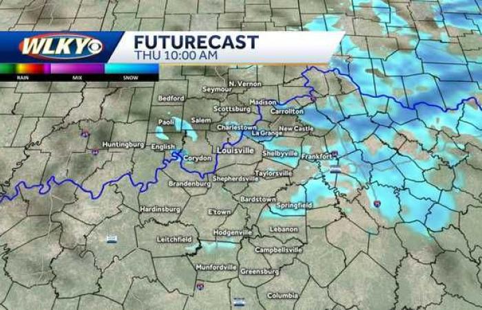 Snow showers possible Thursday in the Louisville region