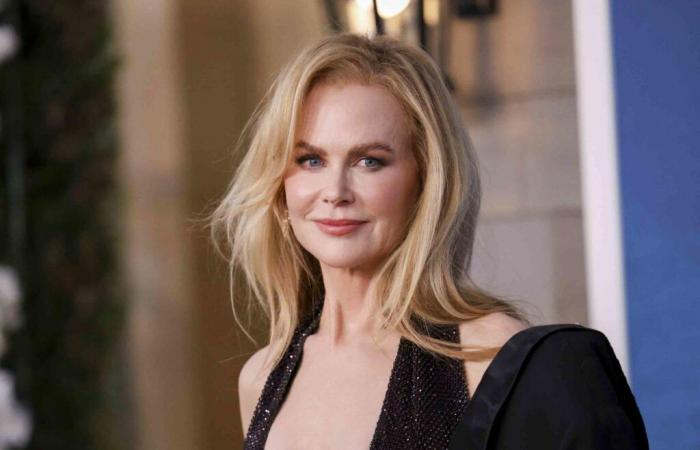 Nicole Kidman’s Slinky Red Hot Dress Laced All the Way Up Her Back