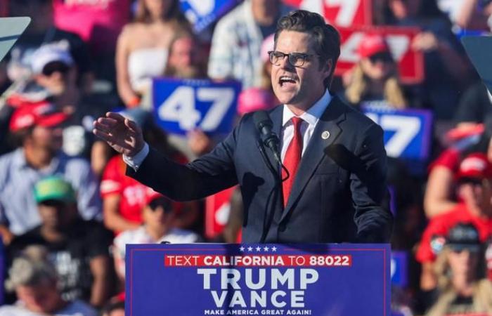 Controversial Matt Gaetz gives up on becoming Donald Trump's justice minister