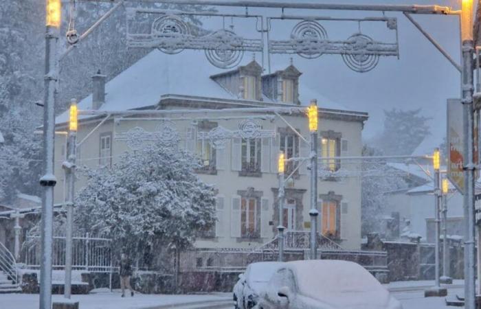 Pictures. Whether in Vittel or elsewhere, snow covers the entire Vosges plain