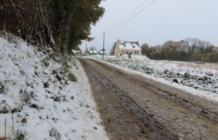 IN PICTURES. In Côtes-d'Armor, several centimeters of snow covered the countryside