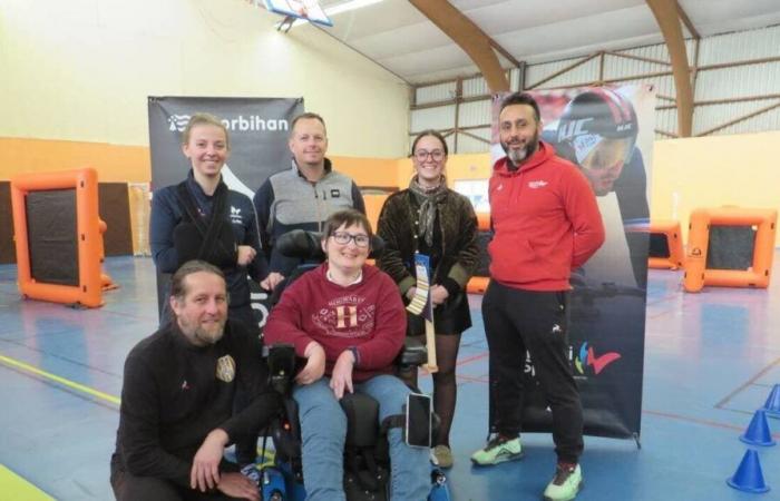 At La Gacilly, three disabled sports athletes introduced their discipline and shared their passion