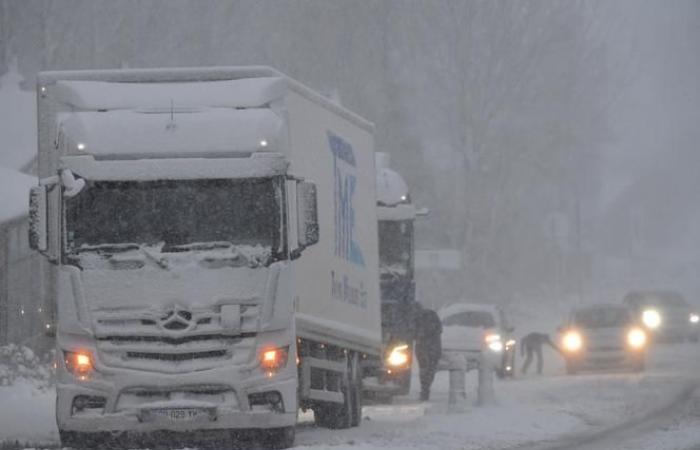 Power cuts, heavy snowfall… Storm Caetano crosses France towards the east