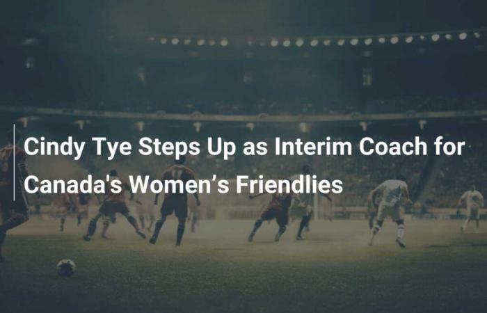 Cindy Tye takes reins as interim coach for Canadian women’s friendlies