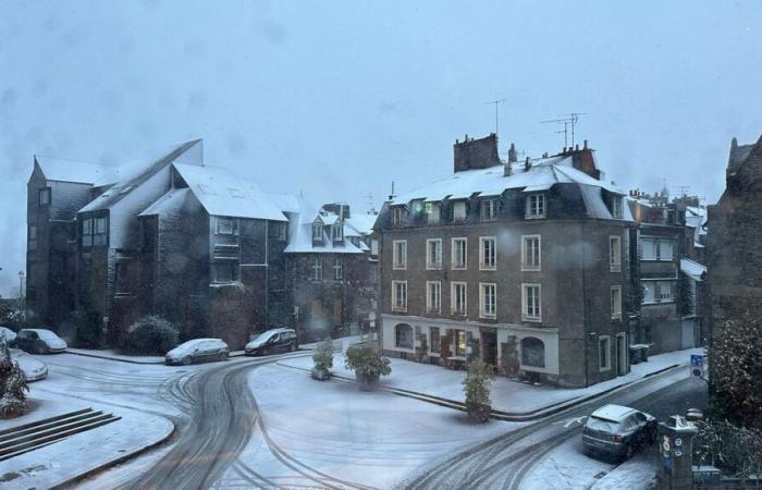 Caetano Depression: snow arrives in Brittany, follow the situation live