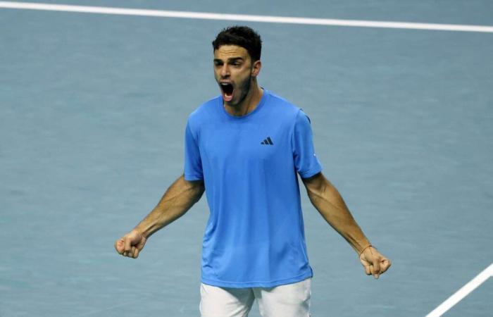 Davis Cup: Argentina scores first point against Italy, Sinner with his back to the wall