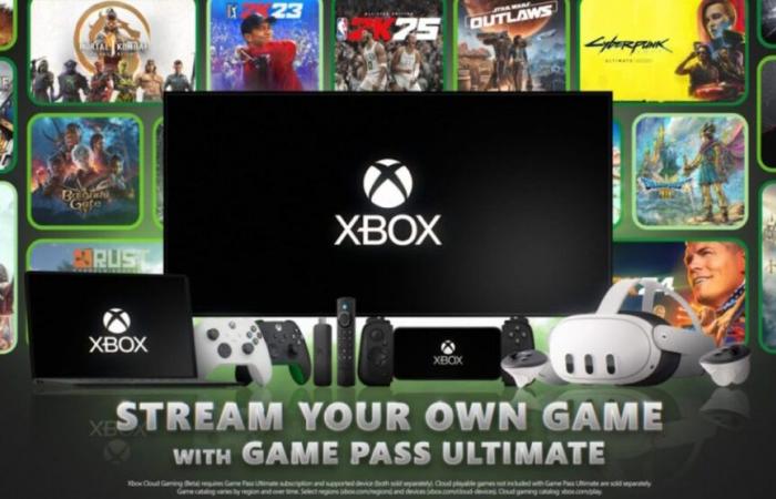 Change for Xbox players, who can now play their games via streaming