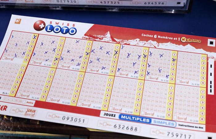 The jackpot of 36.68 million francs fell in Swiss Loto