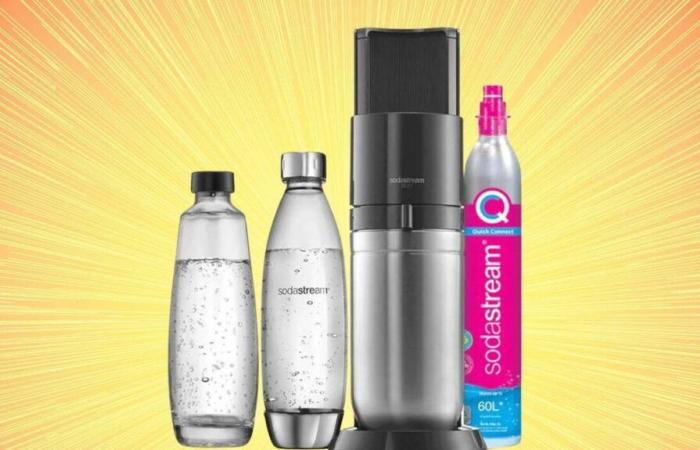 Go from still to sparkling water in the blink of an eye with this Sodastream machine for less than 120 euros