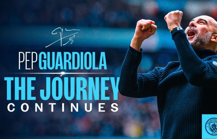 Guardiola extends at Manchester City!