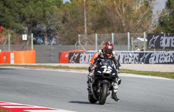 Maverick Viñales, his debut with Tech3 KTM