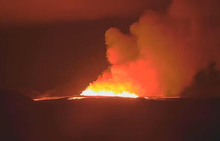 new volcanic eruption on the Reykjanes peninsula, the 7th in almost a year