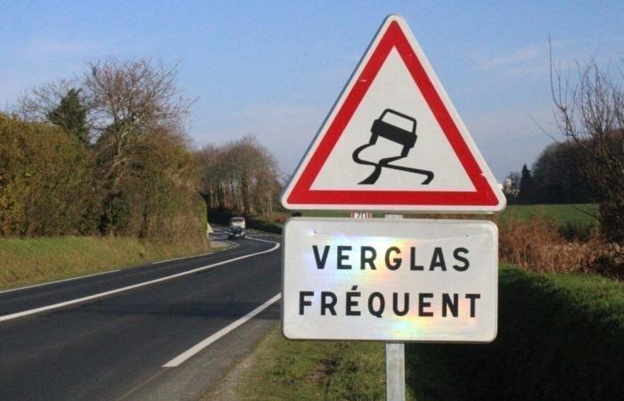 slippery roads and restrictions for trucks in Morbihan