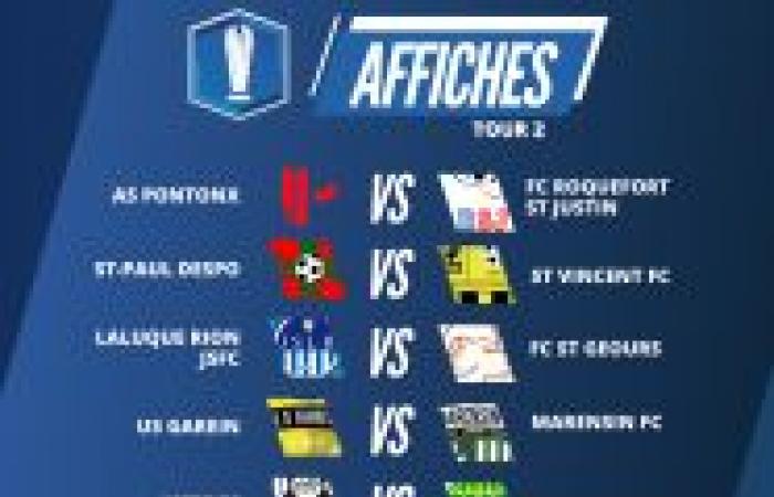 Second Round – Landes Cup – LANDES FOOTBALL DISTRICT