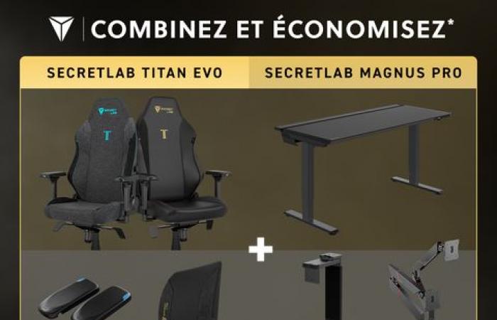 Black Friday gaming chairs and desks: up to €200 off models from this leading brand