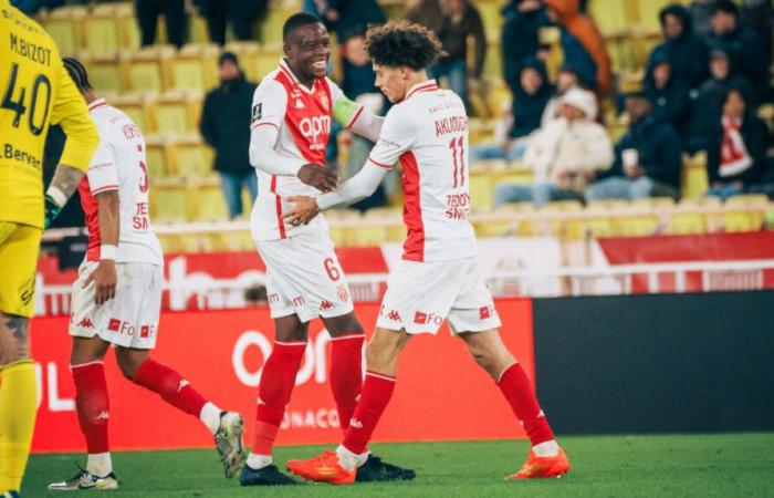 The reactions of Akliouche and Zakaria after the success against Brest