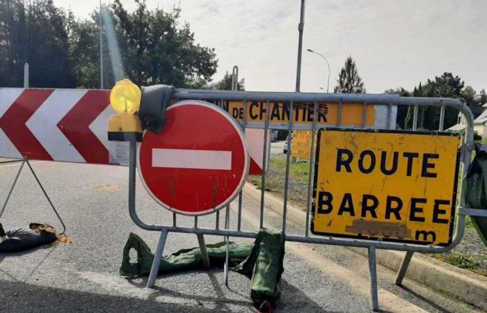 the Nantes-Châteaubriant road closed for 5 days