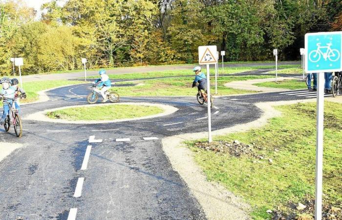 In Quimperlé, a track to teach children to travel by bike