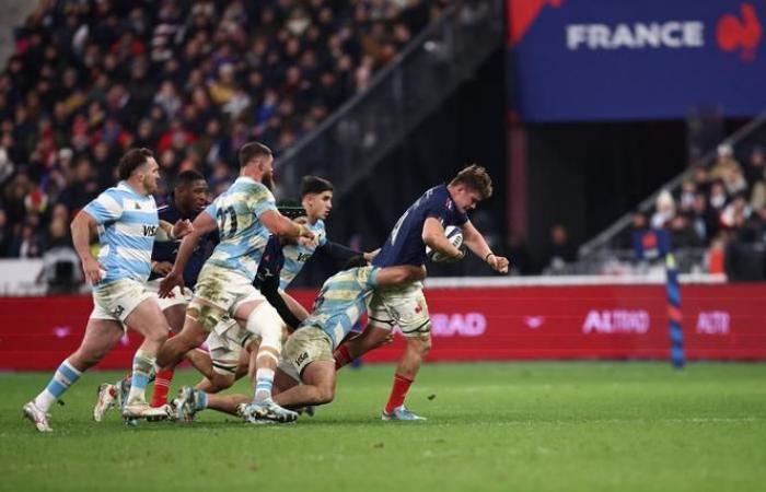 the summary of a tenacious duel won by the XV of France against Argentina