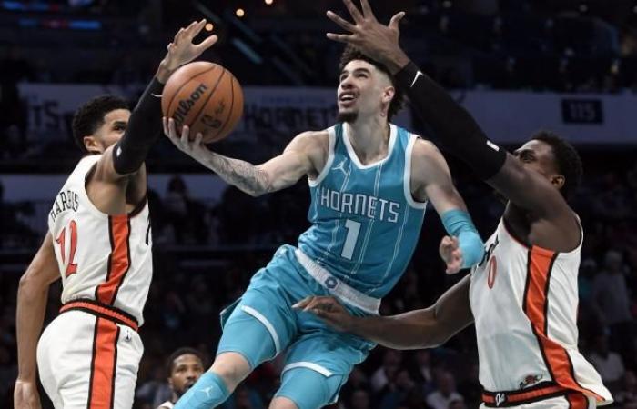 Charlotte beats Detroit thanks to Miller and Ball, San Antonio wins without Wembanyama in the NBA