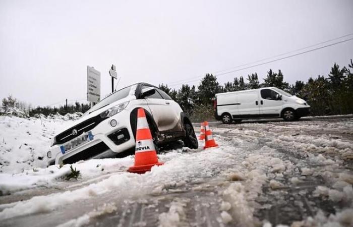 IN PICTURES. Rennes, Paris, Strasbourg… Half of France under the snow after the storm