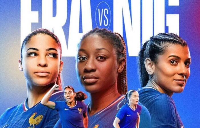 Women's football. Win tickets for the match between the France team and Nigeria