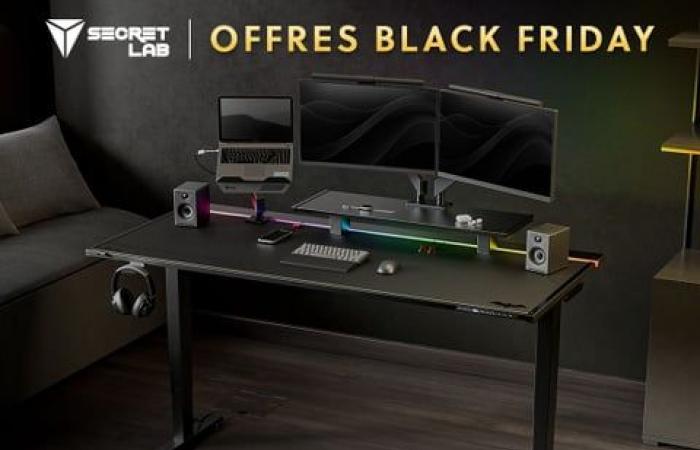 Black Friday gaming chairs and desks: up to €200 off models from this leading brand