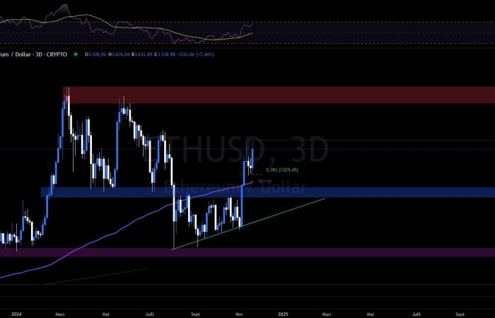 The Ethereum paradox in search of 4,000 dollars! Technical analysis of Ether for November 22, 2024