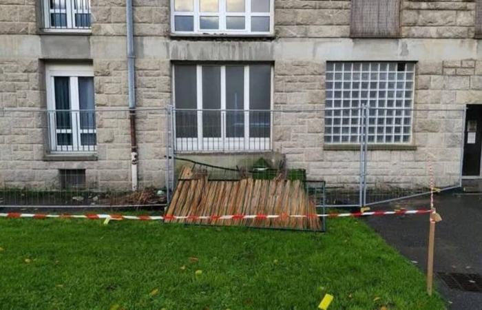 balconies collapse in this Ille-et-Vilaine gendarmerie