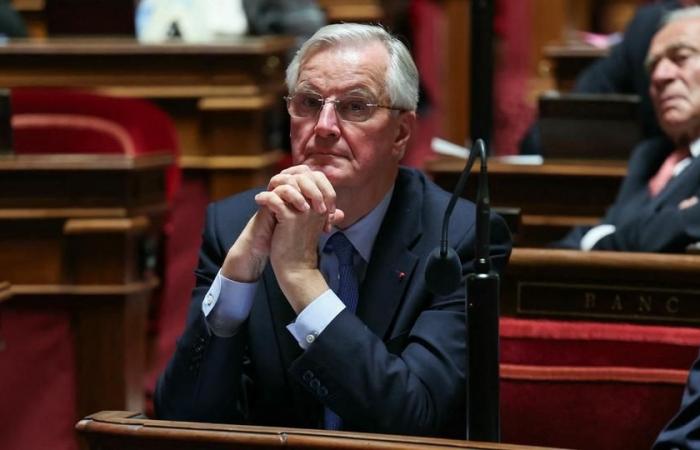 what scenario in the event of definitive rejection of the text and fall of the Barnier government?