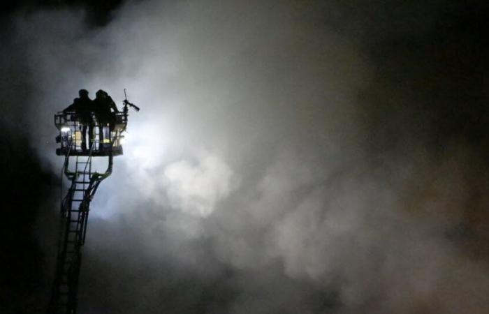 Loire. A person rehoused following a fire in their house in Saint-Symphorien-de-Lay