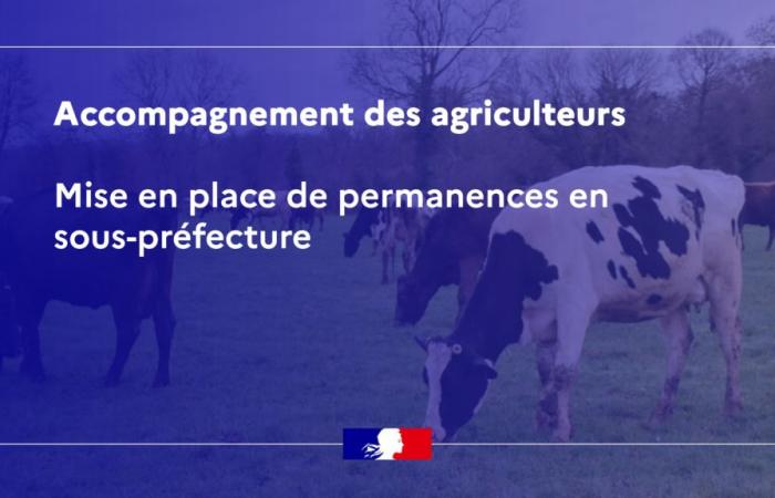 Support for farmers: establishment of offices in prefectures and sub-prefectures – Farmer in difficulty – Life on the farm – Agriculture, forestry and rural development – State actions