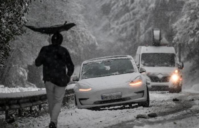 IN PICTURES. Rennes, Paris, Strasbourg… Half of France under the snow after the storm