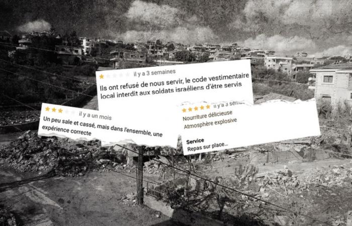 TRUE OR FALSE. Did Israeli soldiers leave mocking notices on Google Maps during the war in Lebanon?