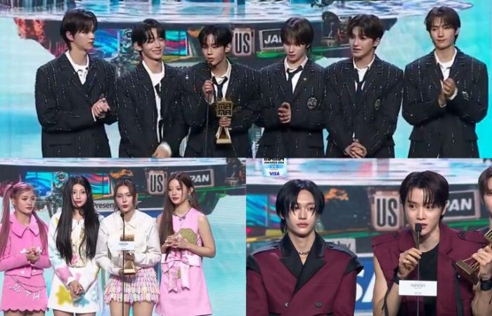 The winners of the 1st day of the MAMA AWARDS 2024 – K-GEN