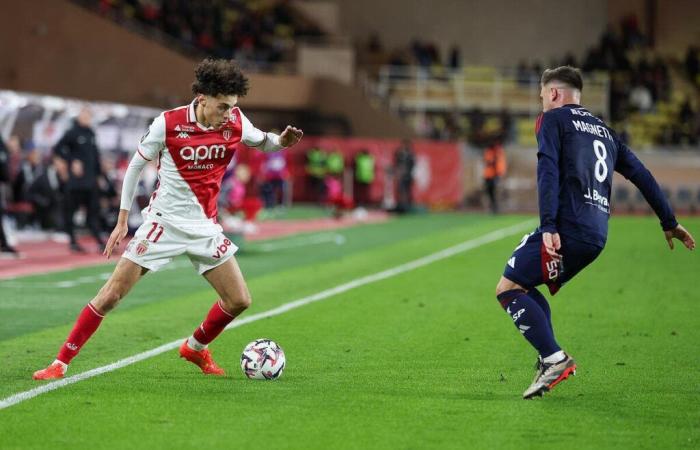 L1: Akliouche puts Monaco back on the trail of PSG