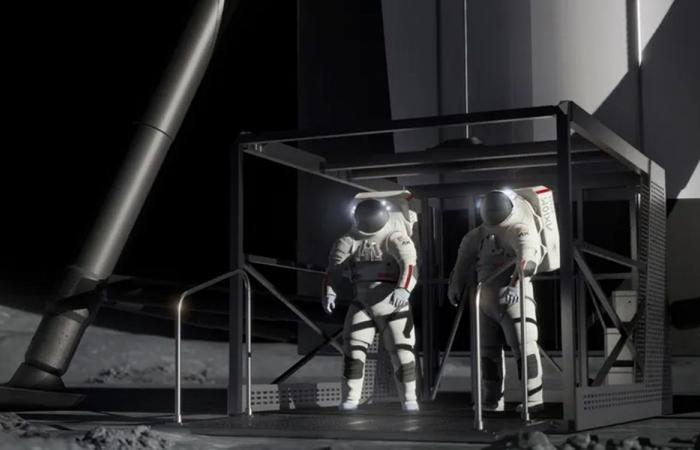 Watch how the Starship rocket will land astronauts on the Moon