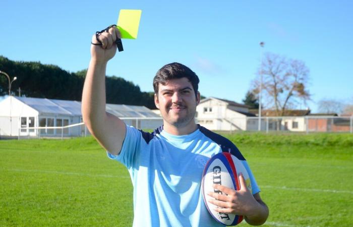 the referee slams himself in the middle of the match, the pillar replaces him at short notice