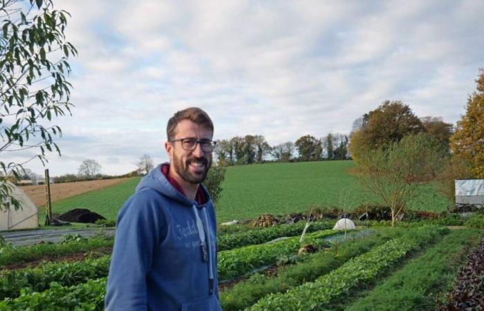 At the Amérian gardens, Florian Soyer grows organic vegetables