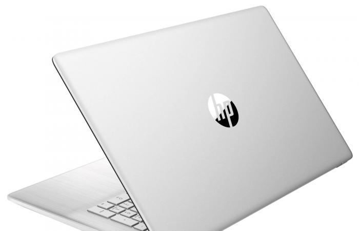 Promo €469 HP 17-cp2036nf, inexpensive silver laptop PC large format 17″ IPS Full HD thin and light under AMD Ryzen 5 with fast 512 GB SSD storage