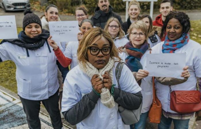 Isère. Caregivers behind Aude, nursing assistant awaiting renewal of her residence permit