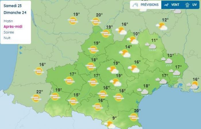 Weekend weather in Occitania: return of sunny spells, strong mild weather and southerly wind… up to 25°C at the foot of the Pyrenees!