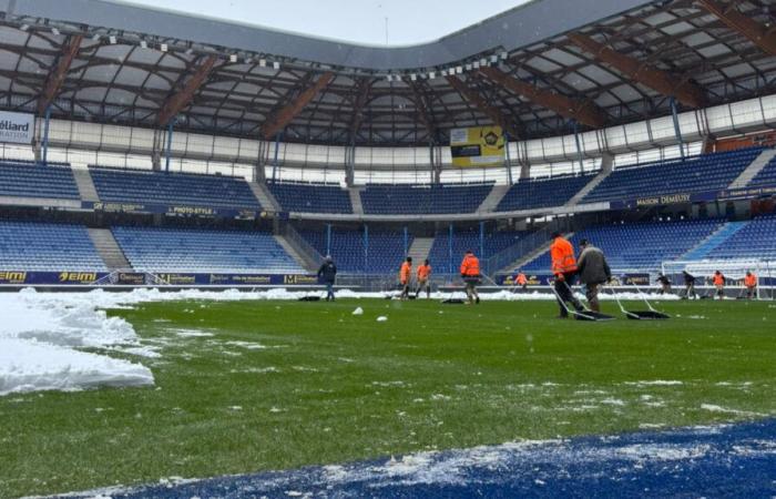 Will the Sochaux-FCVB match take place despite the snow?