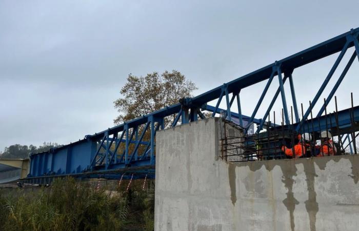 with a 73-meter viaduct, the Lien project reaches a new milestone