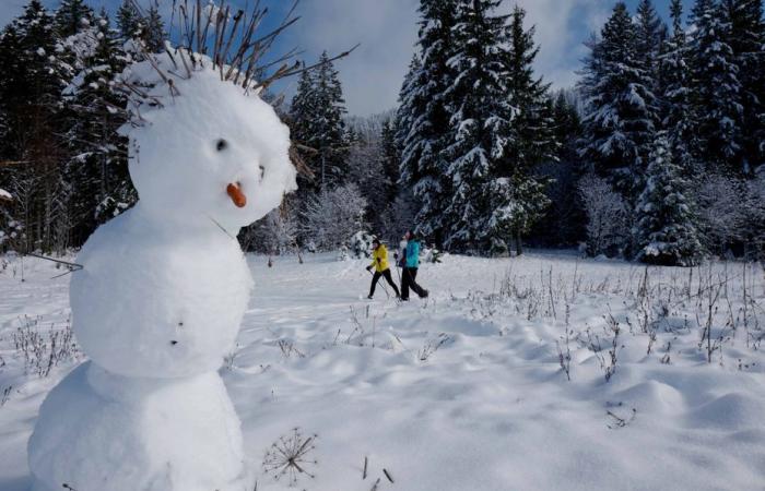 where to ski, or make a beautiful snowman in Franche-Comté?