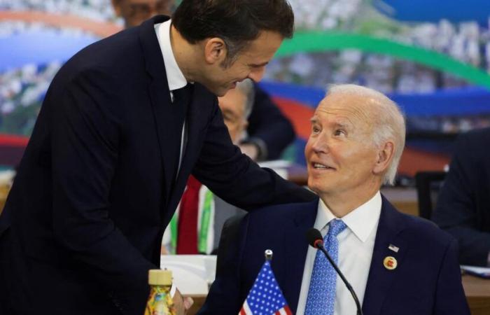 Joe Biden and Emmanuel Macron discussed ceasefire efforts