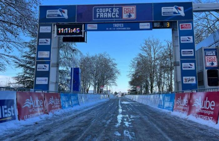 Will the French cyclo-cross Cup rounds, in Troyes, with snow, take place this weekend?